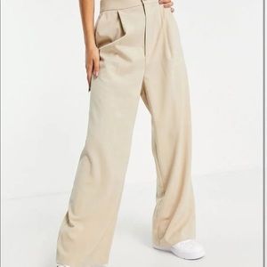 Stradivarius petite wide leg relaxed dad